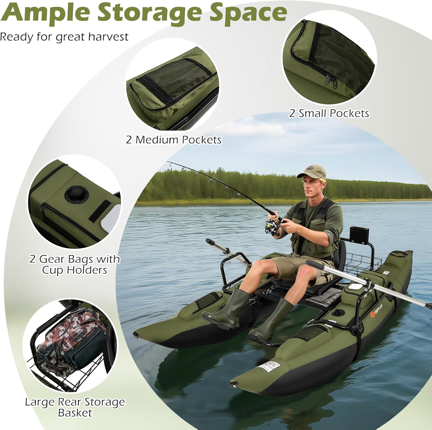 Opblaasbare bellyboot voor vol - Fishing Boat Seat recensie en prijs