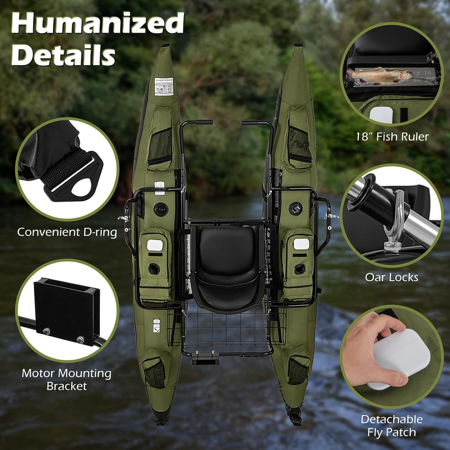 Opblaasbare bellyboot voor vol - Fishing Boat Seat recensie en prijs